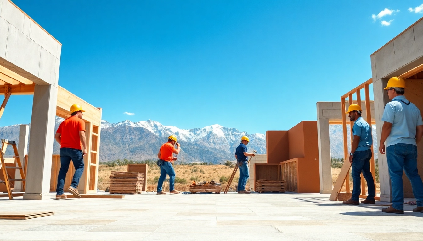 Elevate Builders is Utah, showcasing quality home renovations at a construction site amidst the Wasatch Mountains.