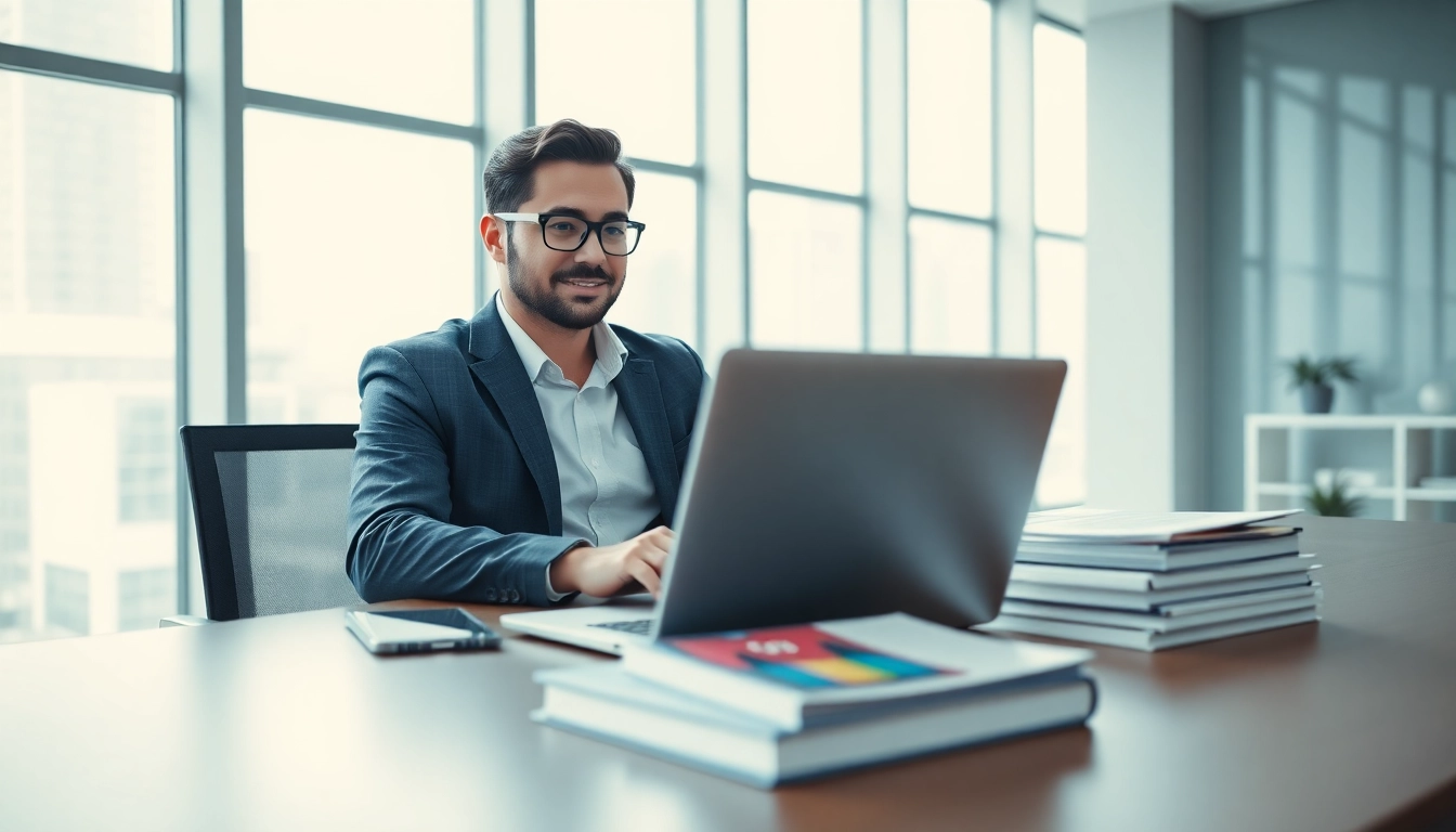 Achieve PMP certification with a focused project manager studying in a bright office.