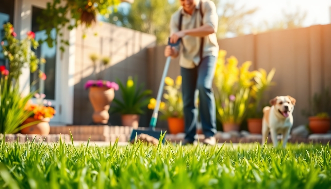 Enjoy an affordable pooper scooper service San Antonio with a professional cleaning a vibrant backyard.