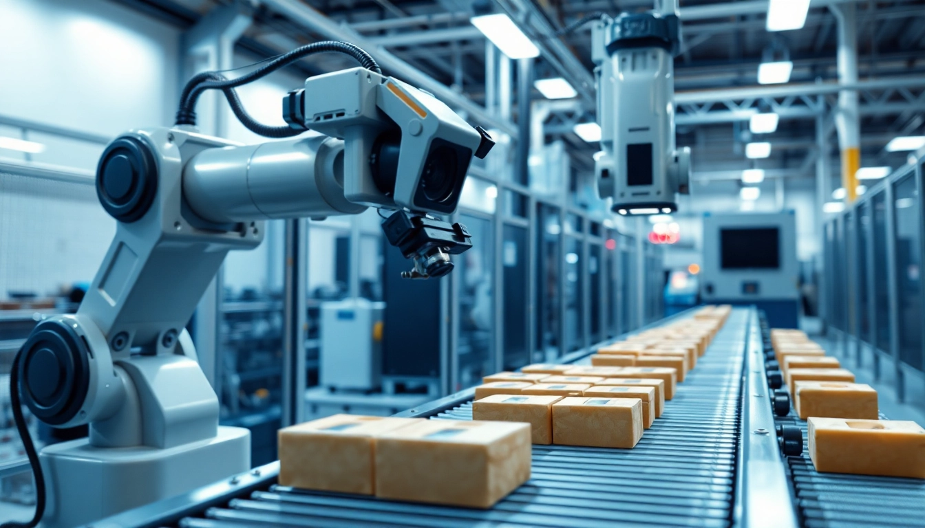 Employing machine vision technology for product inspection in an industrial setting.