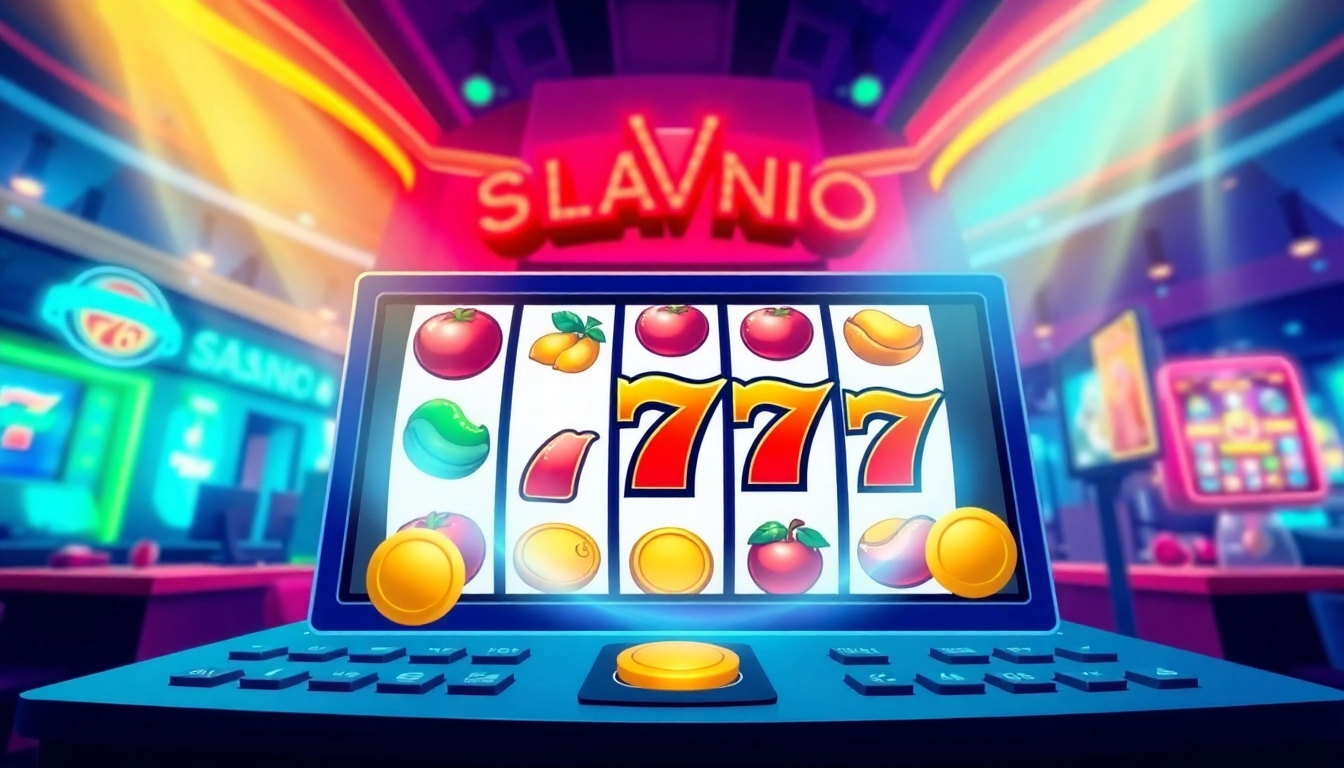 Bermain slot dengan batman138 rtp di latar belakang kasino yang cerah dan mengasyikkan.