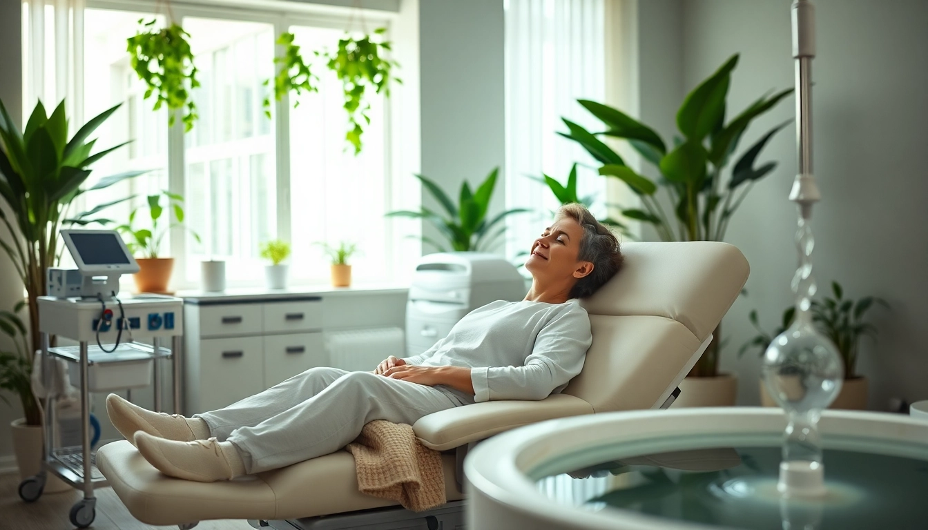 Experience NAD IV therapy near me with a healthcare professional in a serene setting.