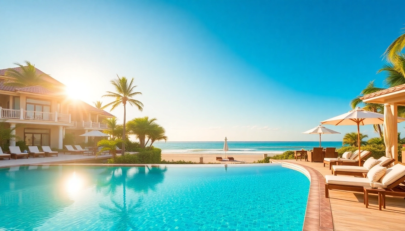 Experience luxury villa rentals with stunning beach views and inviting pools for a relaxing getaway.