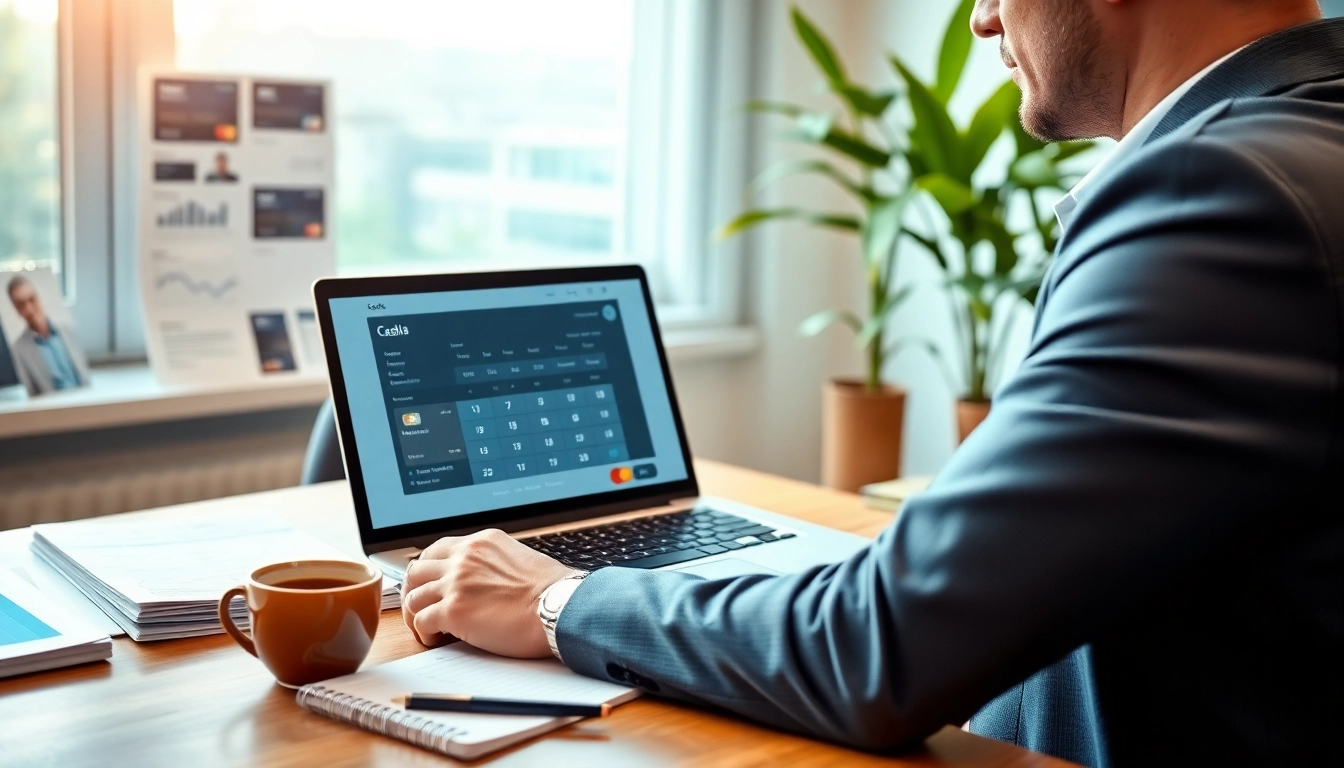 Calculate to get maximum cashback with a financial advisor in a bright office.