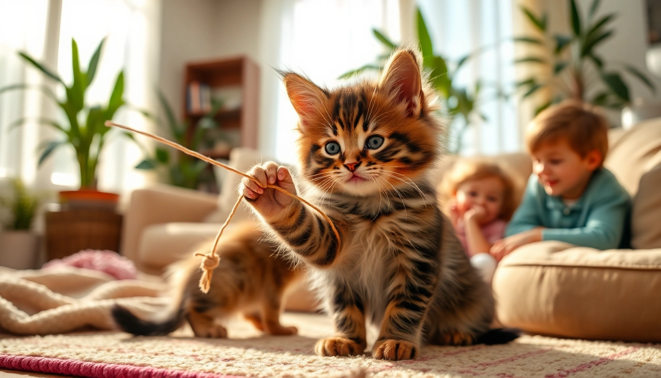 Discover Maine Coon kittens for sale playing joyfully in a cozy home environment.