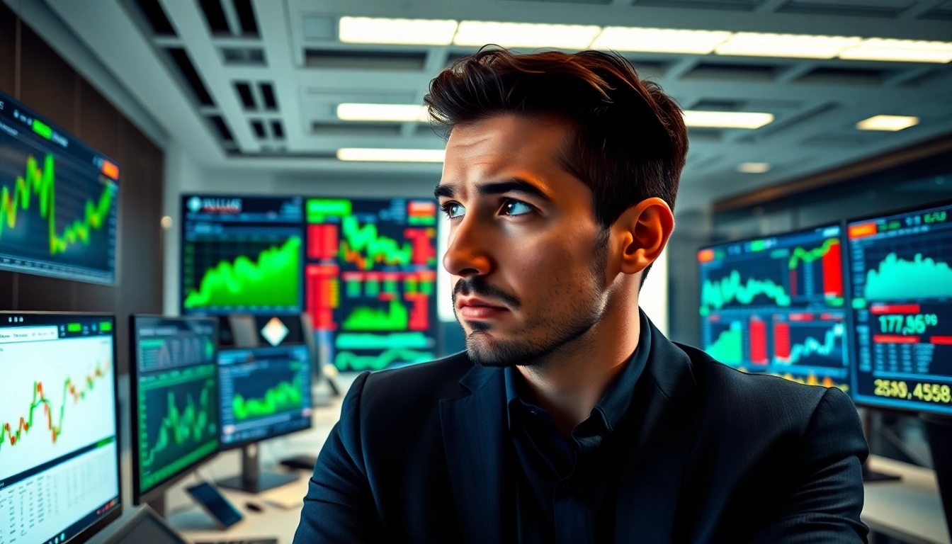 Analyze real-time Markets data with a focused financial analyst in a modern office setting.