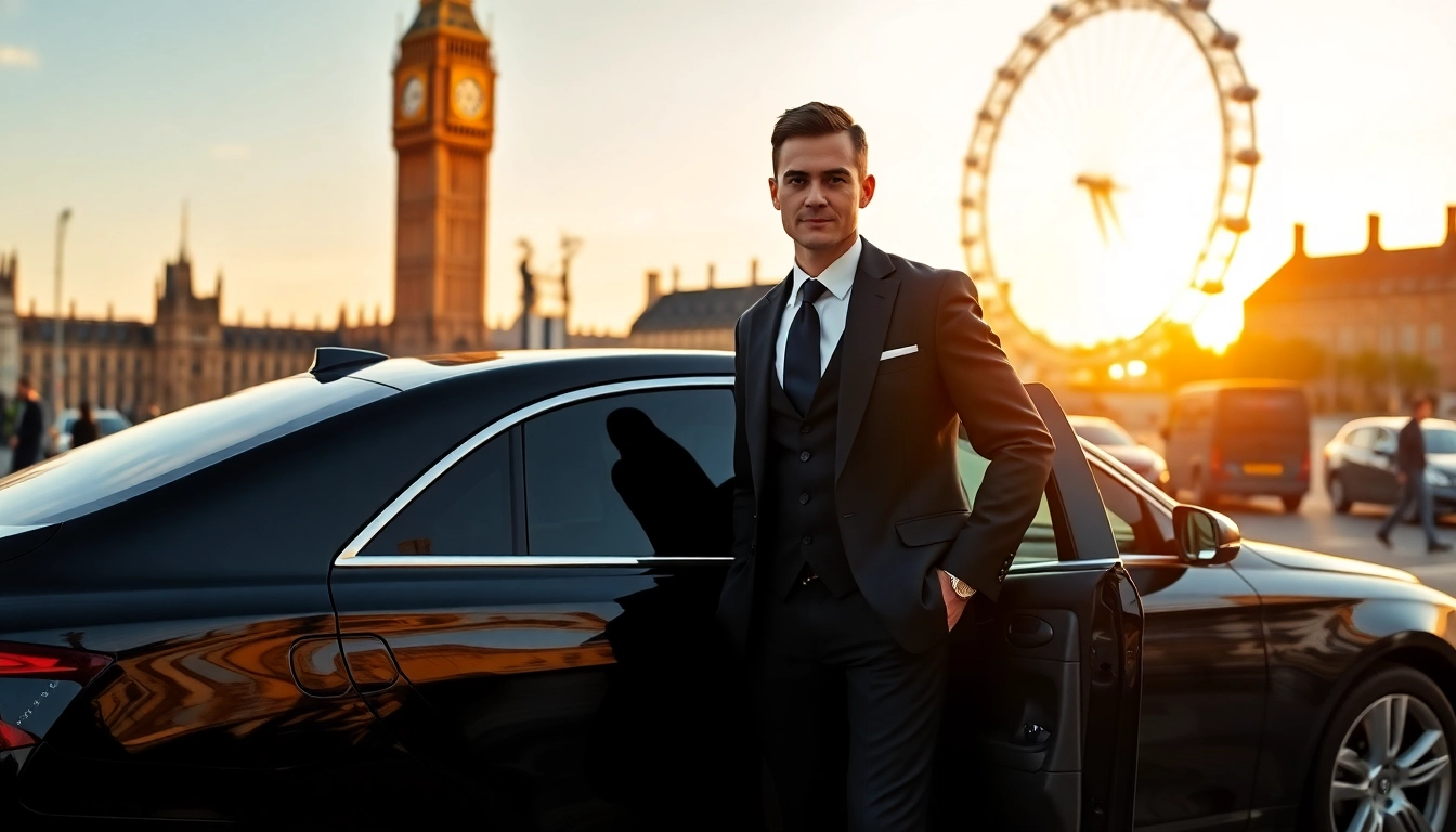 Experience premium chauffeur hire london service with a professional chauffeur and luxury car.
