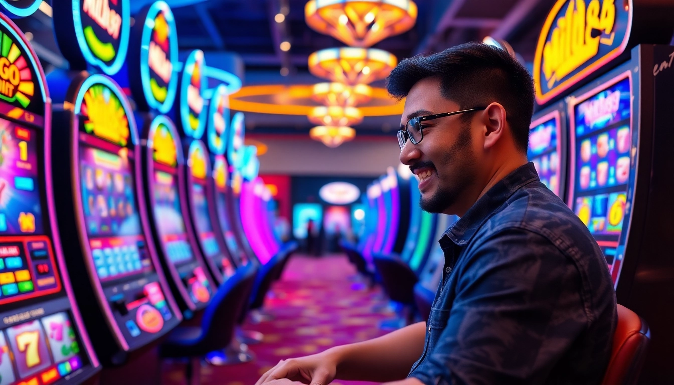 Menangkan hadiah besar bermain mild88 slot dengan suasana kasino yang cerah dan menarik.