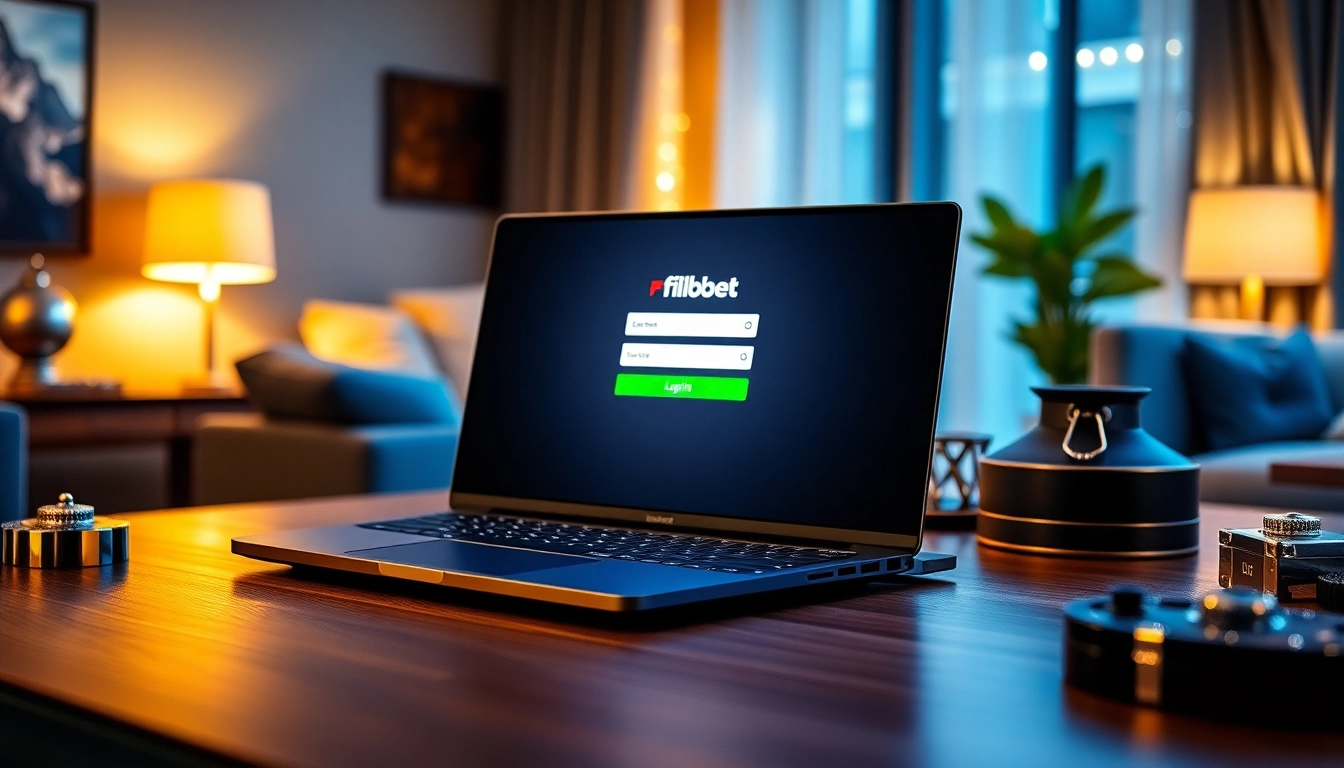Access your account securely with filbet casino login on a stylish gaming setup.