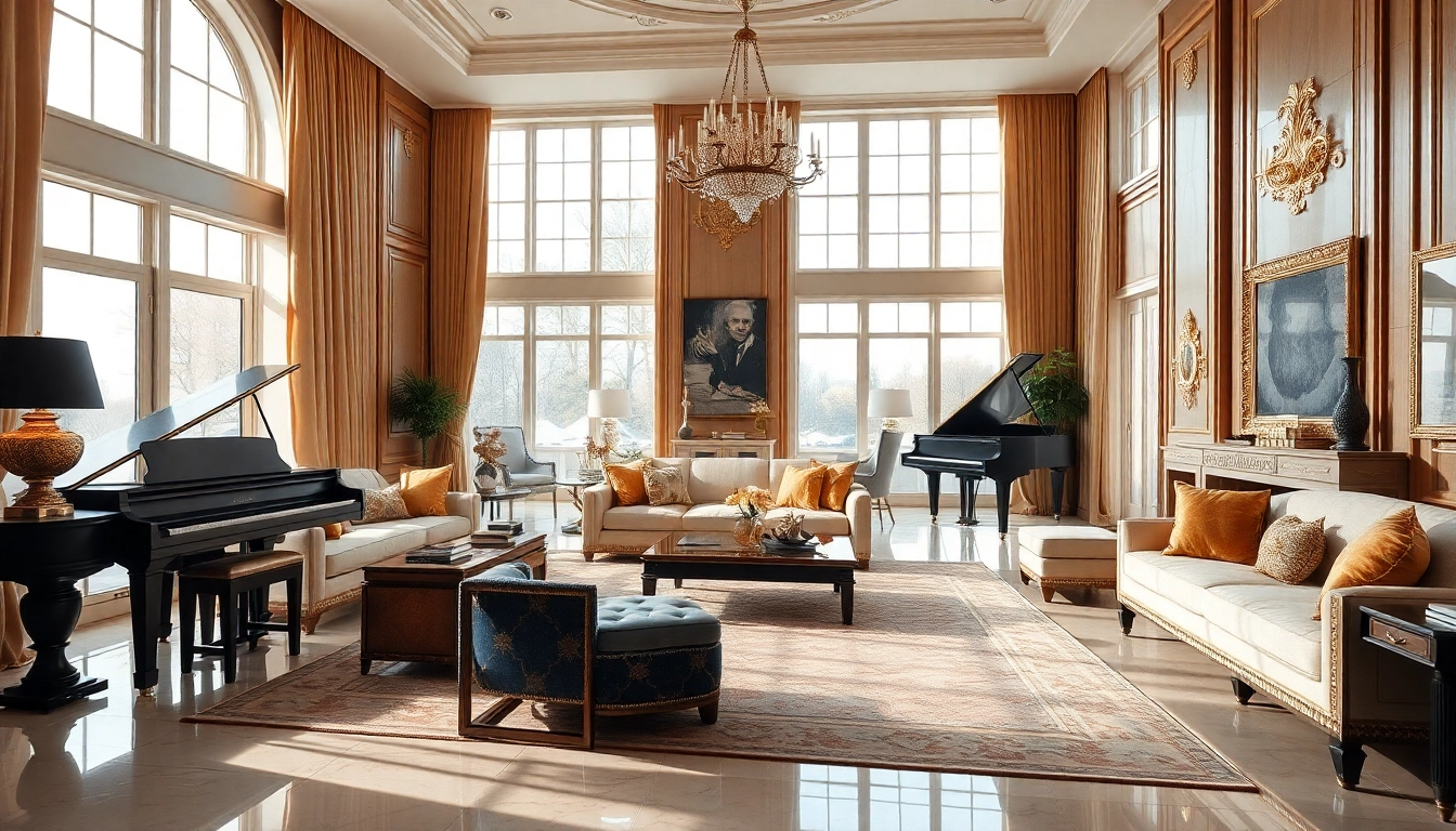 El lujo de luxury12 se encuentra en una sala de estar elegantemente diseñada y espaciosa.